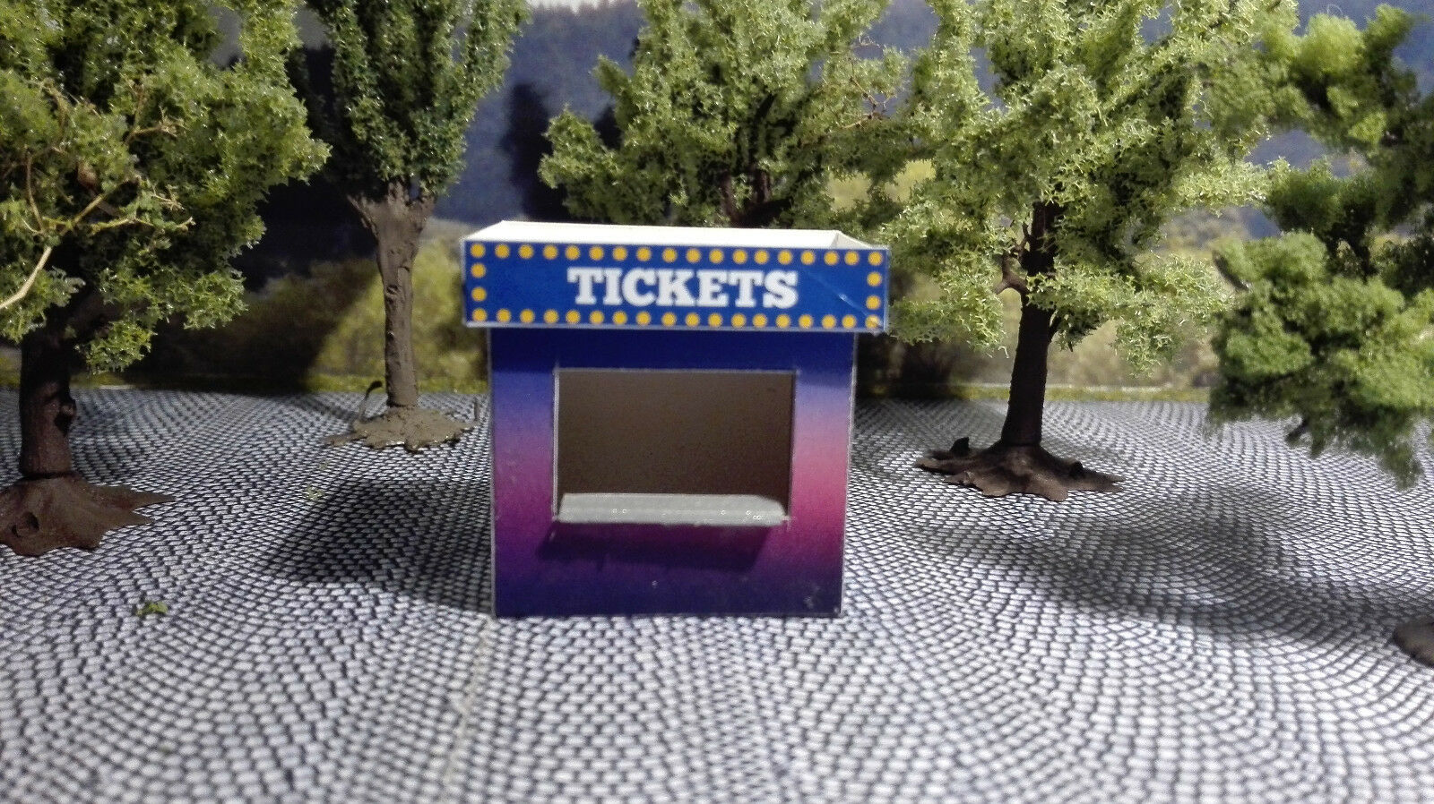 2 ticket house | Scale H0 1:87 | Lasercut Kit | funfair | Kirmeskasse