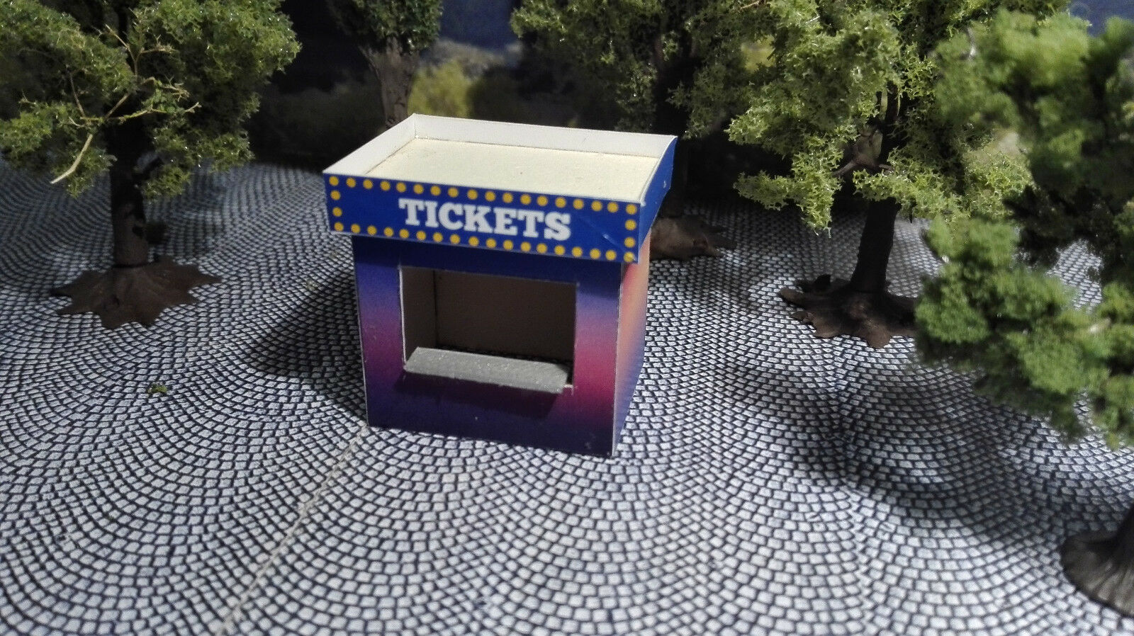 2 ticket house | Scale H0 1:87 | Lasercut Kit | funfair | Kirmeskasse 2 ticket house | Scale H0 1:87 | Lasercut Kit | funfair | Kirmeskasse