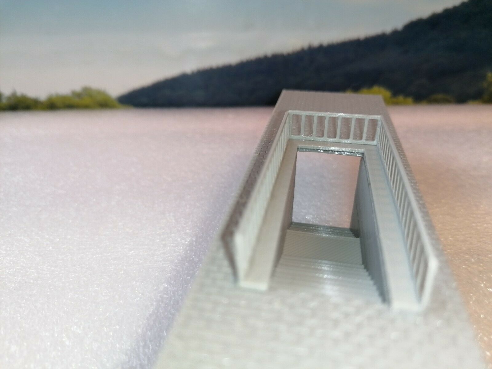 H0 Bahnsteigunterführung | Treppe | Eingang | 1:87 | Unterführung