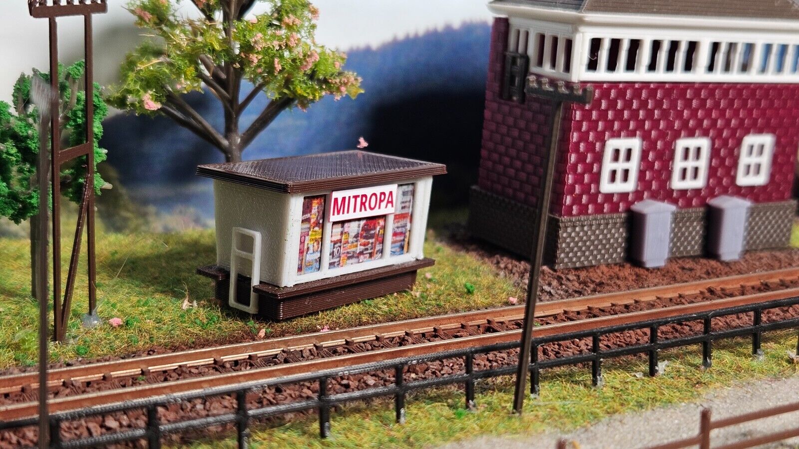 Imbiss Kiosk | Bausatz | Spur N 1: 160 | 2 Stück