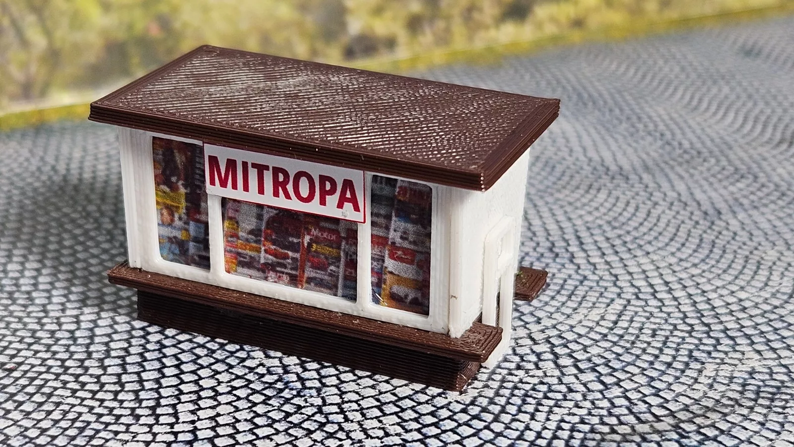 Imbiss Kiosk | Bausatz | Spur N 1: 160 | 2 Stück