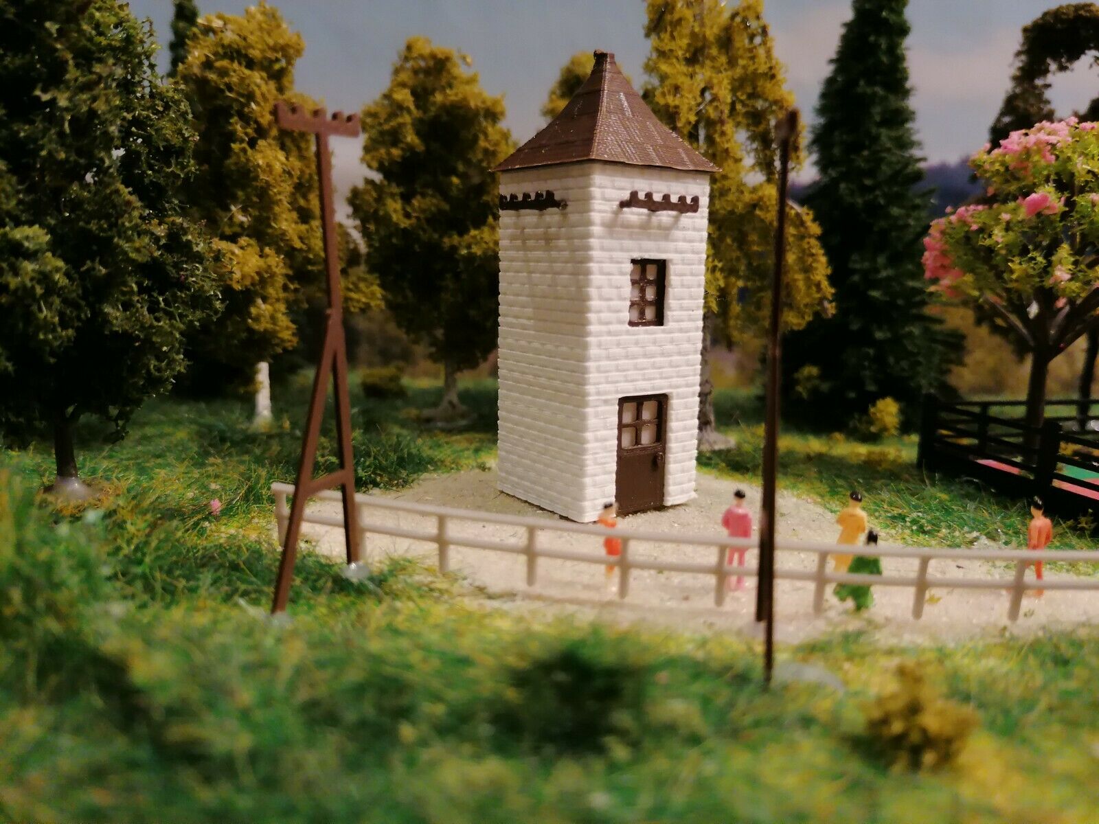 Trafohaus Fertigmodell | Umspannstation | Trafohäuschen Kalksandstein | Spur Z