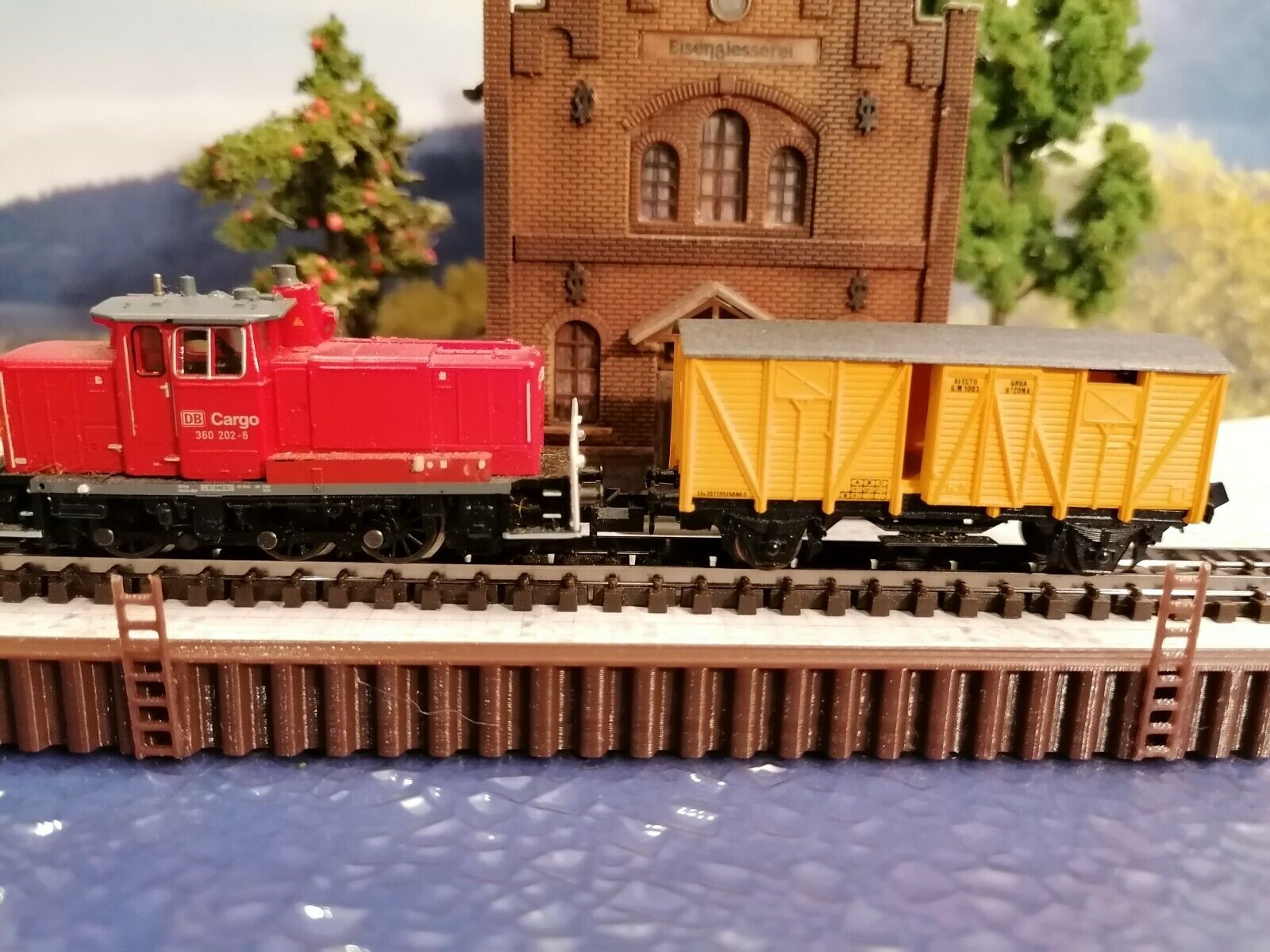 Kaimauer für Hafenanlage | Spur N | 1:160