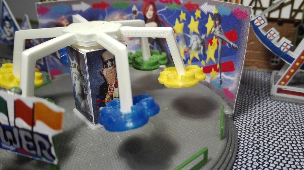 Spur N | Blower Kirmes | Fahrgeschäft Karussell Bausatz| Standmodell