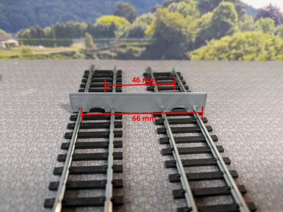 Gleisabstandslehren 10 Stück - Spur H0 | 1:87