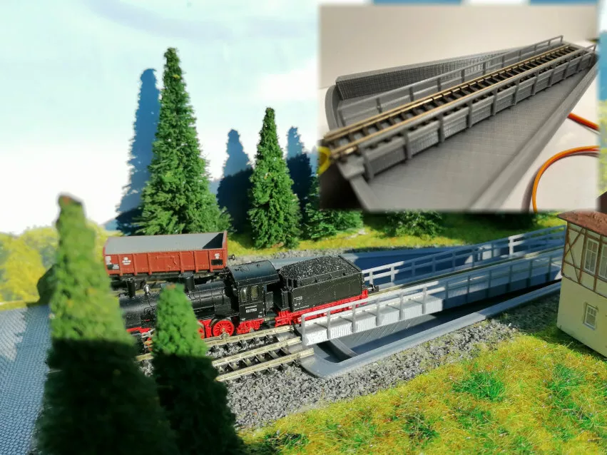 Segment-Drehscheibe | Bausatz | Spur Z 1:220 Segmentdrehscheibe handbetrieben