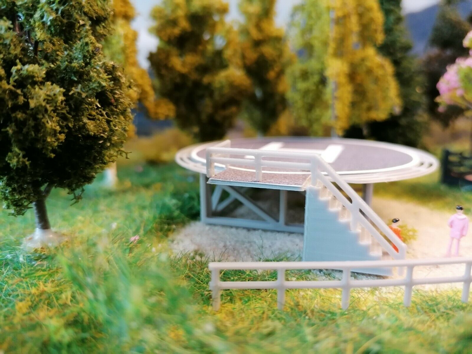 Hubschrauberlandeplatz | Helicopter Landeplatz | Heliport | Spur N | 1:160