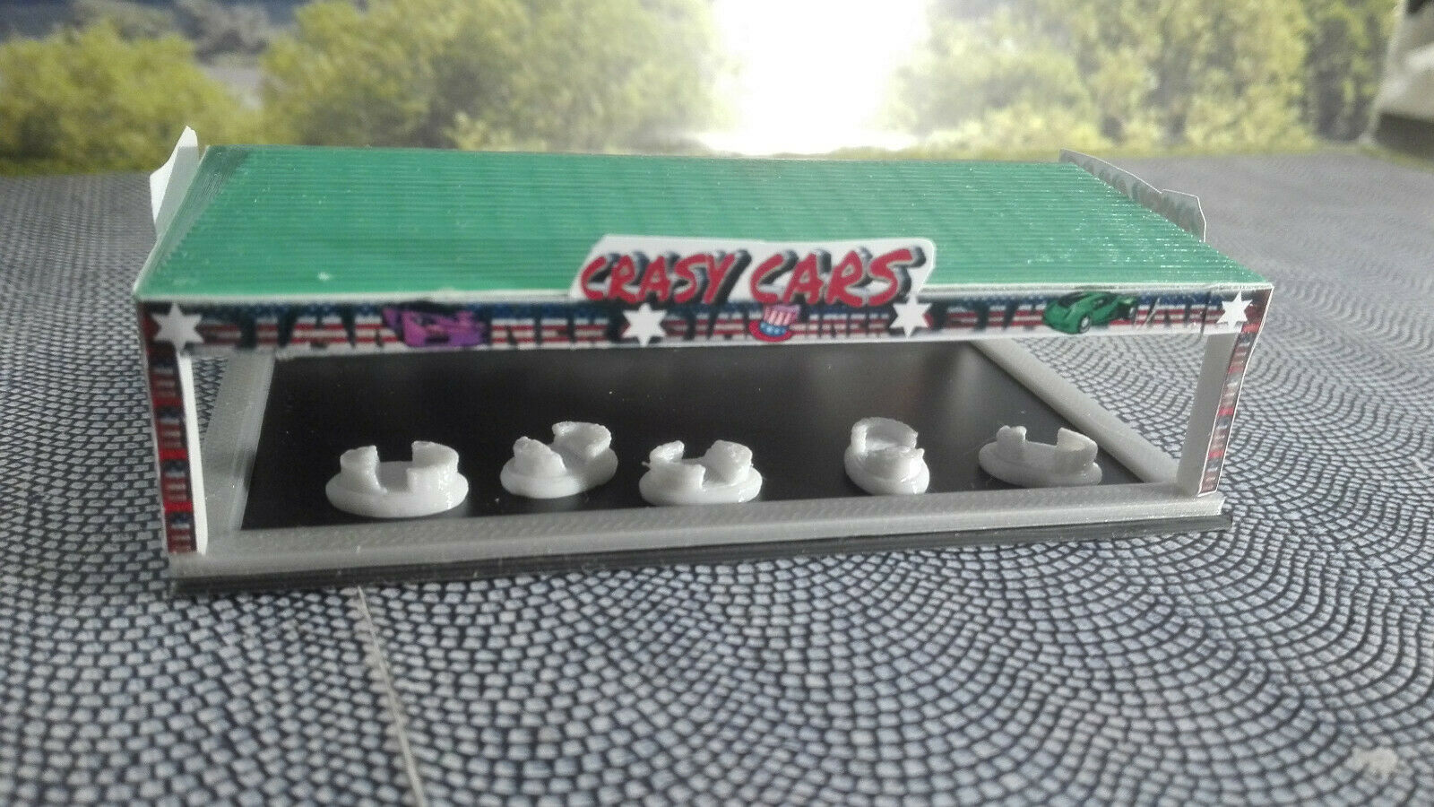 Autoscooter "Crasy Cars" | Spur Z | Kirmes| Fahrgeschäft | Rummel 1:220