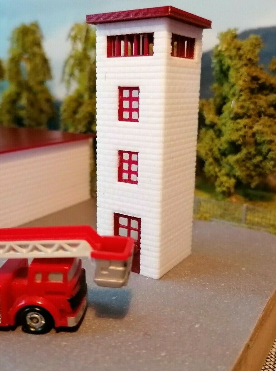 Feuerwehr Schlauchturm Spur Z 1:220