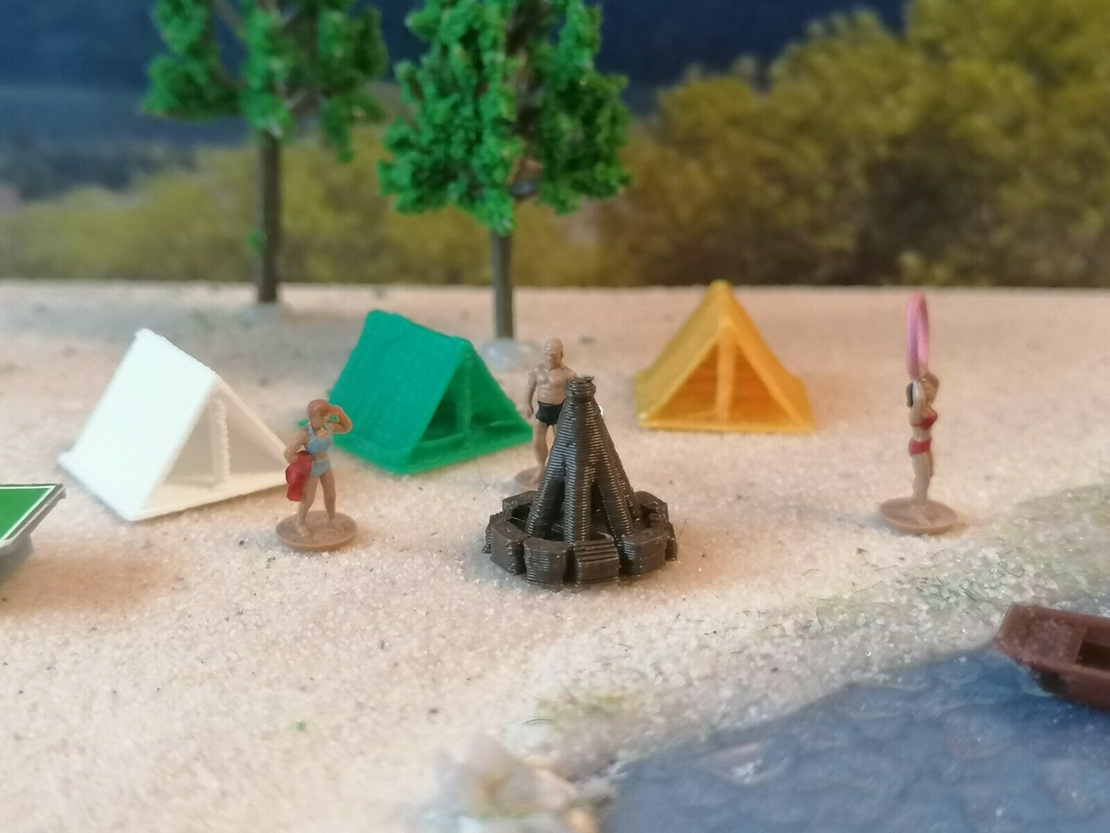 3 Zelte mit Lagerfeuer | Badestrand | Campingplatz
