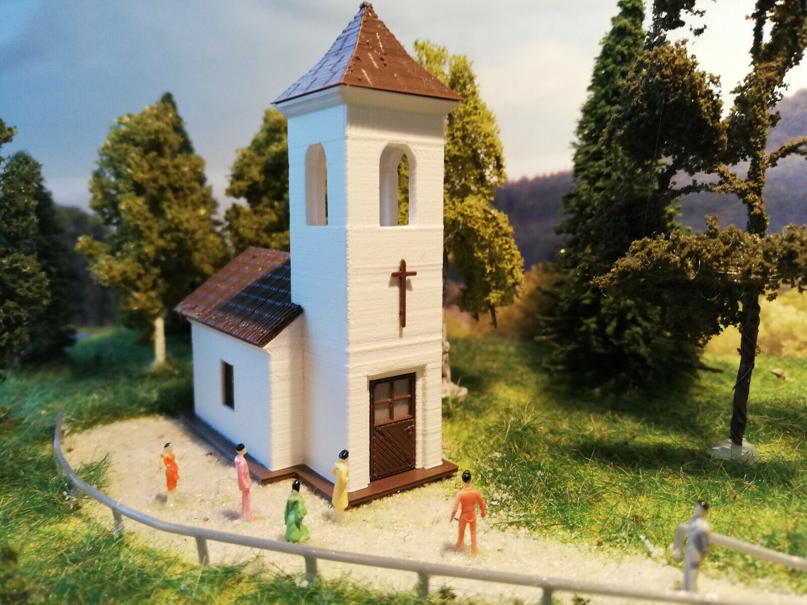 Kirche mit Sound | Fertigmodell mit Soundmodul | Spur N Kirchenglocken