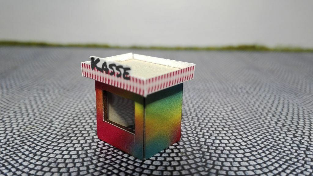 2 Kirmeskassen | Spur Z 1:220 | Lasercut Bausatz