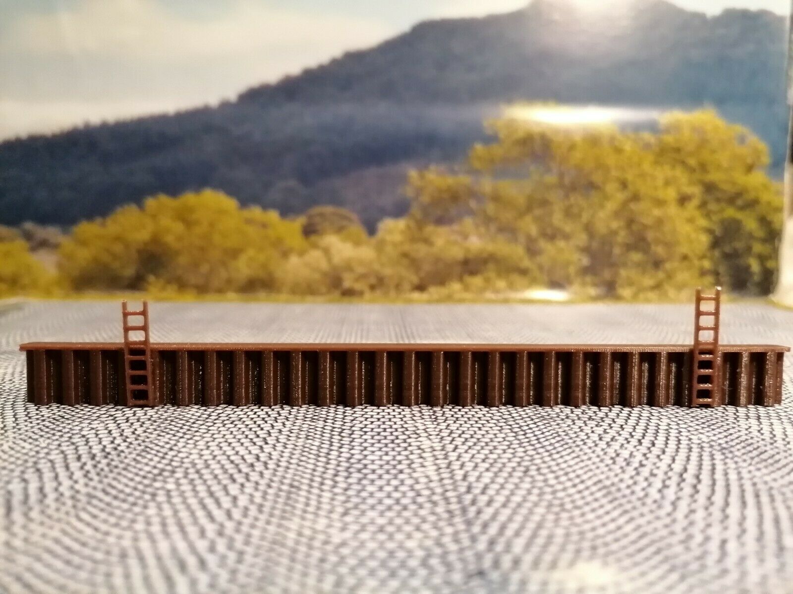 Kaimauer für Hafenanlage | Spur N | 1:160