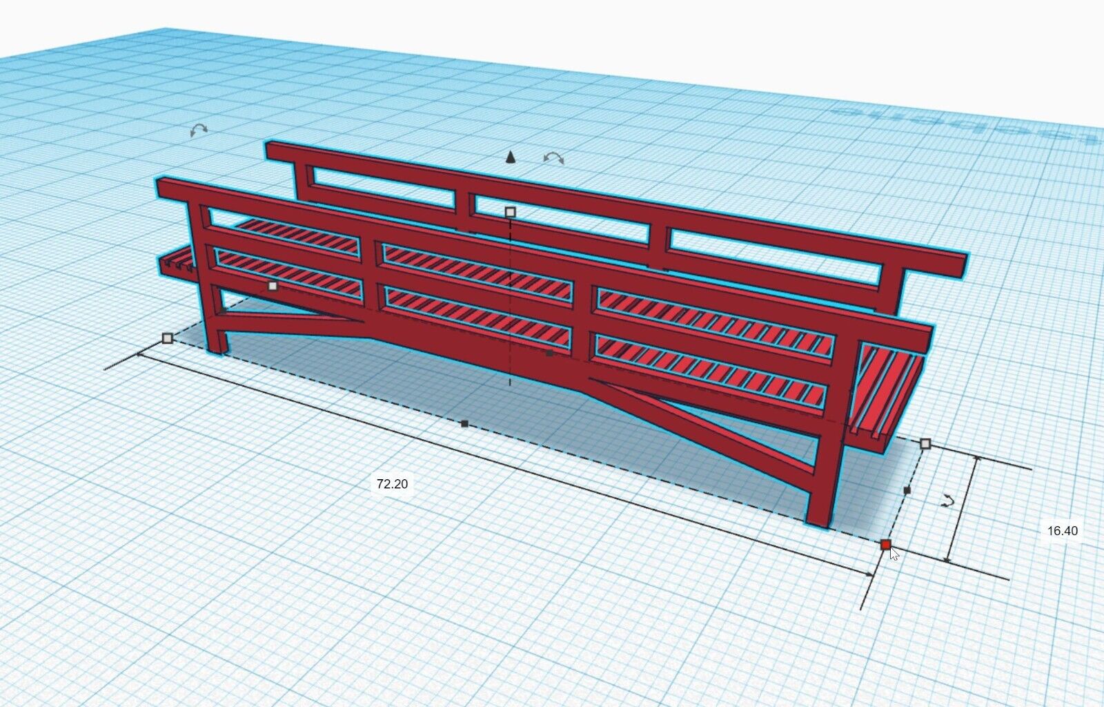 2x Fußgängerbrücke | Spur N | 1:160 | Brücke | Bausatz