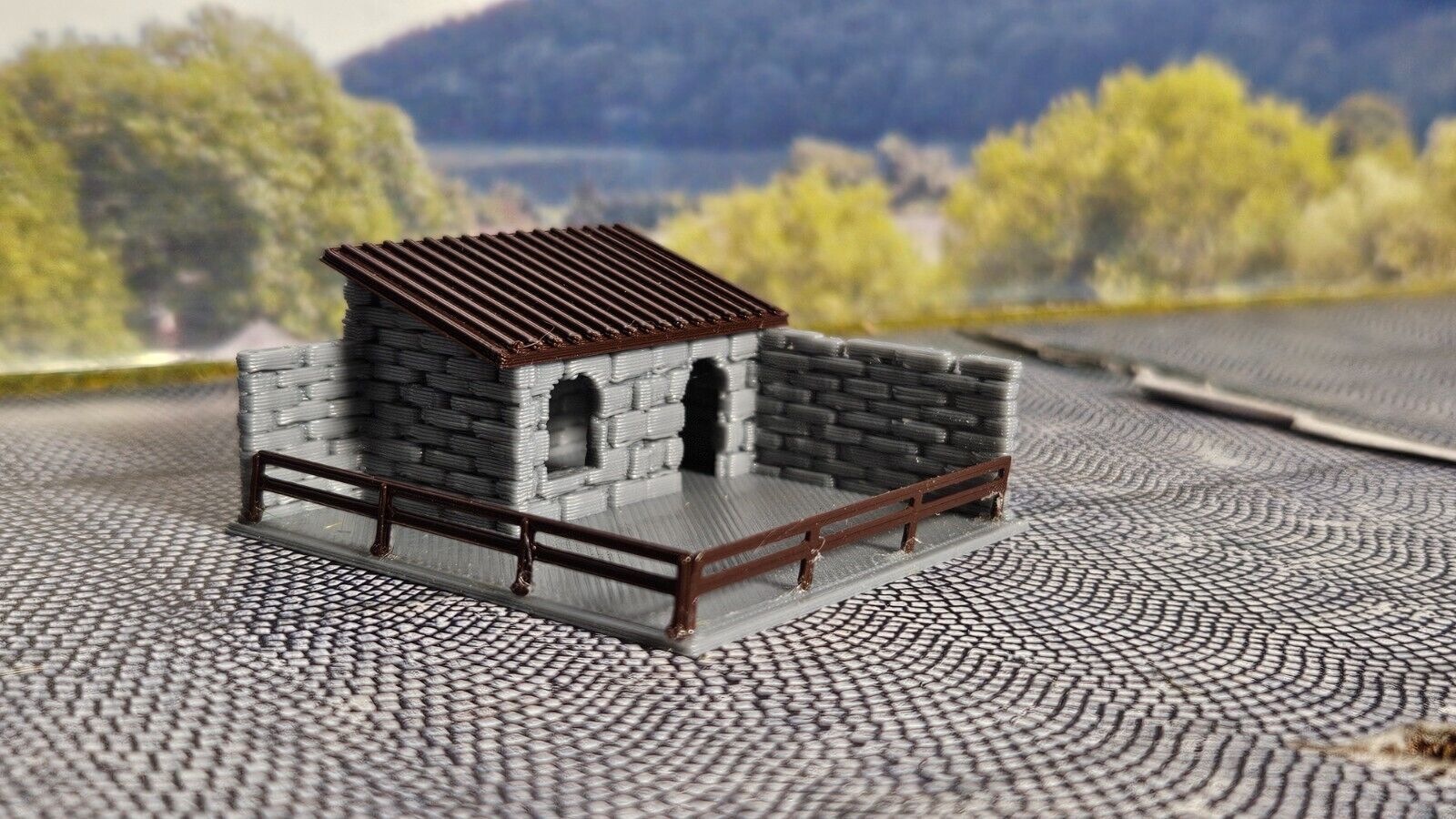 Stall für Tiere ländlich | Bausatz | Spur N | 1:160