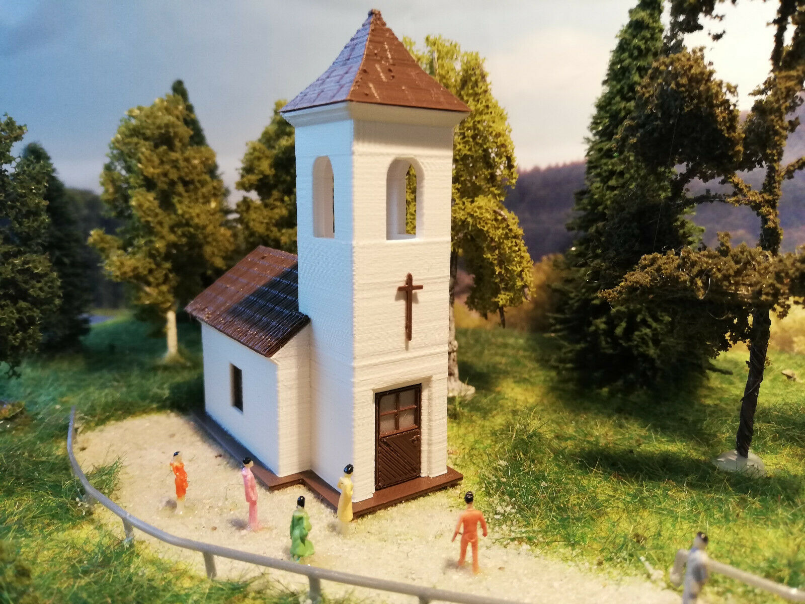 Kirche mit Sound | Fertigmodell mit Soundmodul | Spur N Kirchenglocken