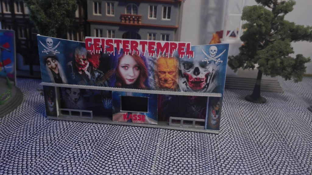 Geisterbahn | Spur Z 1:220 | Lasercut | Kirmes | Rummel| Fahrgeschäft
